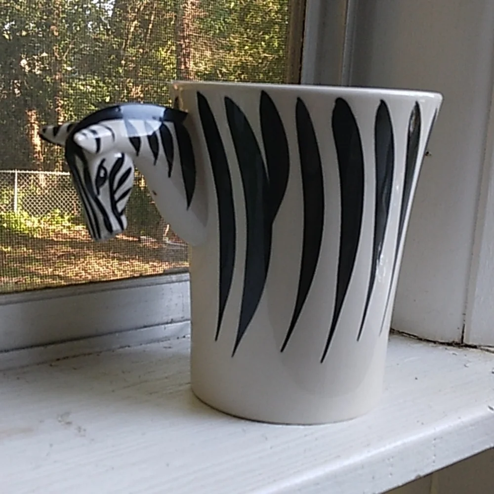 Pier 1 Zebra Mug